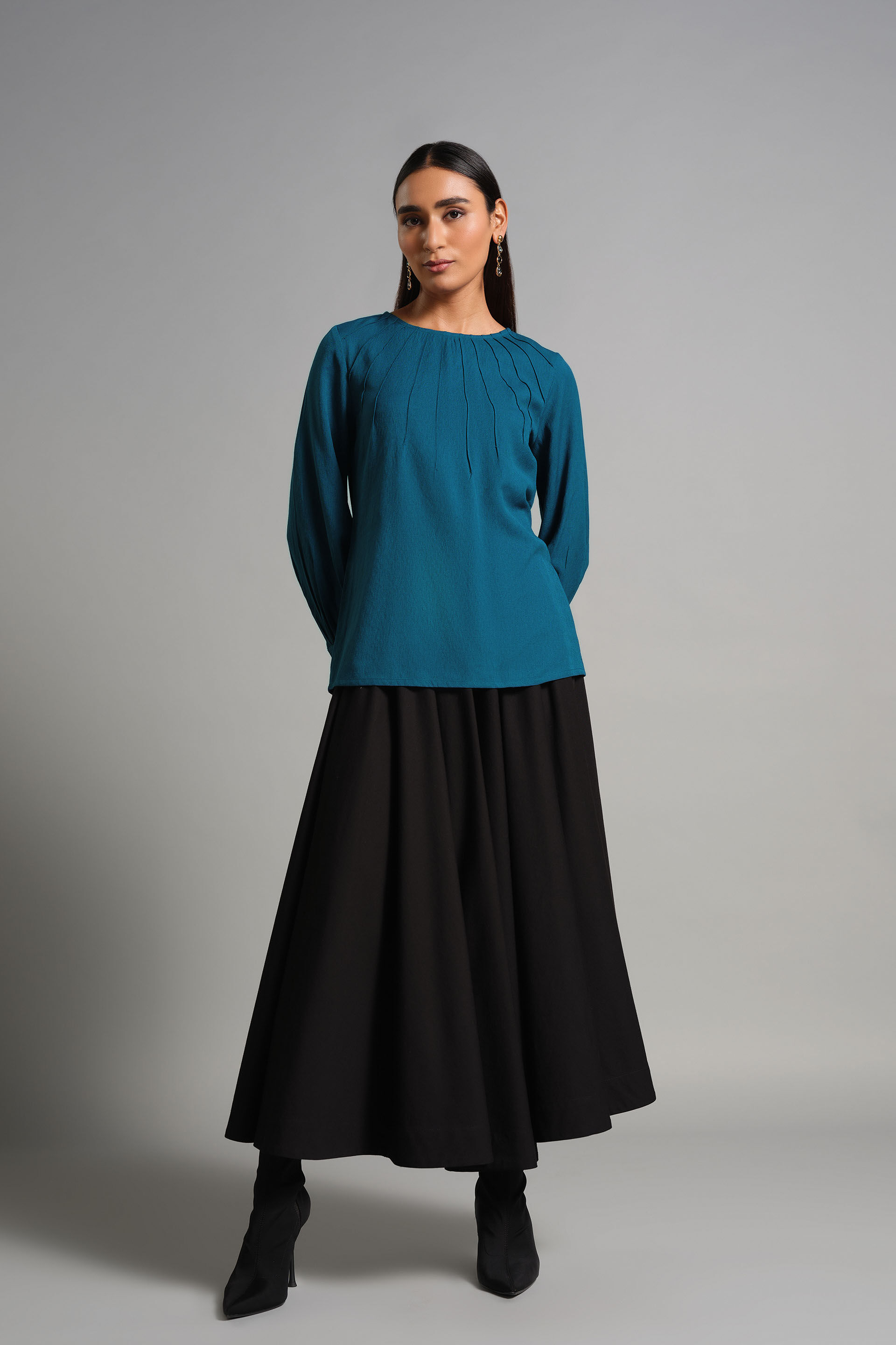 Classic Composure Top, Teal, image 2